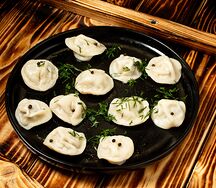 Пельмени со свининой и говядиной