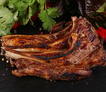 Шашлык из бараньей корейки