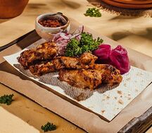 Шашлык из куриных крыльев