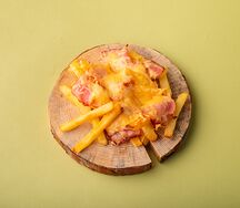 Картофель двойной сыр с беконом