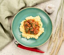 Говяжий гуляш с картофельным пюре