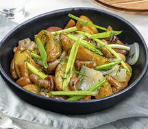 Картофель с лесными грибами