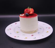 Панна котта клубничная