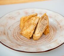 Блины с мясом