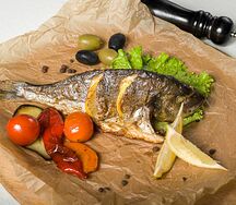 Дорадо на гриле