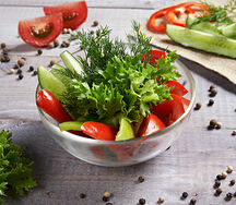 Салат Овощная грядка