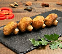 Грибы на гриле