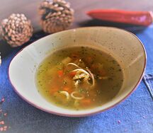 Домашний суп-лапша с курицей