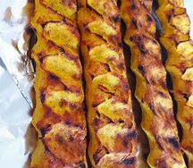 Шашлык из картофеля