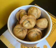 Пельмени курица жареные