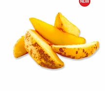 Запеченные картофельные дольки в кожуре маленькая