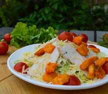 Цезарь с курицей