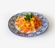 Салат из моркови с апельсинами