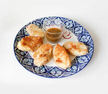 Филе трески в сухарях