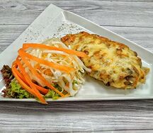 Куриная отбивная с грибами