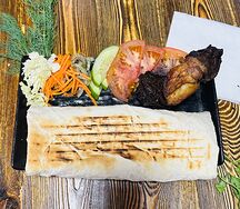 Шаурма МИХ 3 вида мяса (конина, кролик, язык)