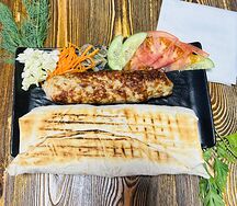Шаурма с люля-кебабом из курицы 