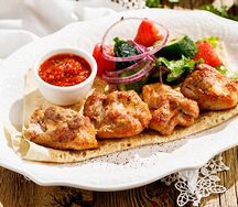 Шашлык из куриного бедра