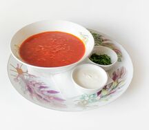 Борщ с курицей