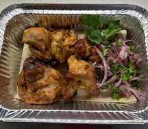 Шашлык из филе куриного бедра 