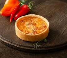 Киш с цыпленком и овощами