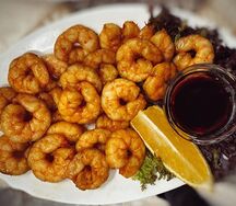Креветки жареные