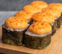 Ролл запеченный с грибами