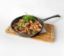 Тушеная капуста с мясом