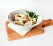 Вареники с куриной печенью