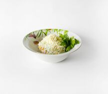 Салат с крабовыми палочками и рисом