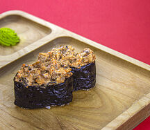 Острые суши с креветками