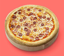 Пицца с охотничьими колбасками