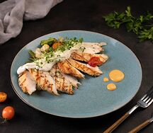 Куриное филе с соусом шардоне