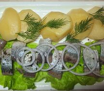 Сельдь с картошкой