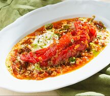 Перец фаршированный со страчателлой