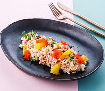 Салат с камчатским крабом