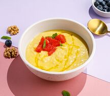 Рисовая каша с манго и грейпфрутом