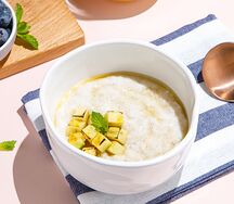 Каша овсяная с яблоком