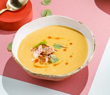 Крем-суп с лососем
