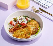 Картофельные драники с беконом