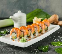 Ролл запеченный Филадельфия с лососем