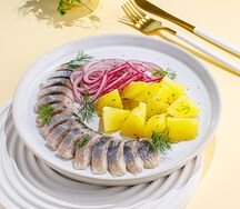 Сельдь с картофелем