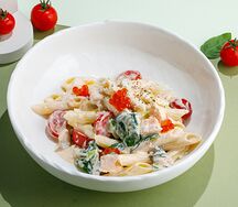 Паста с копченым лососем