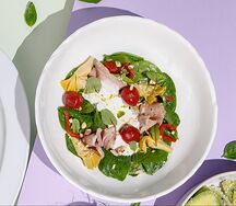 Салат с артишоками и телятиной