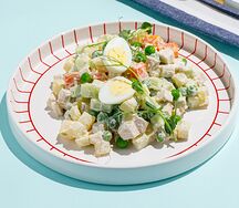 Оливье с курочкой