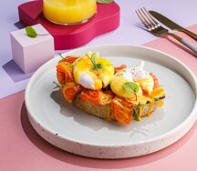 Яйцо Бенедикт с лососем