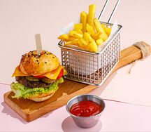 Мини-бургер с говядиной