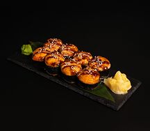 Запеченный ролл с курицей