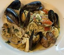 Спагетти с морепродуктами