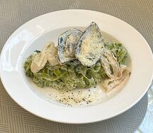 Феттуччине с морепродуктами